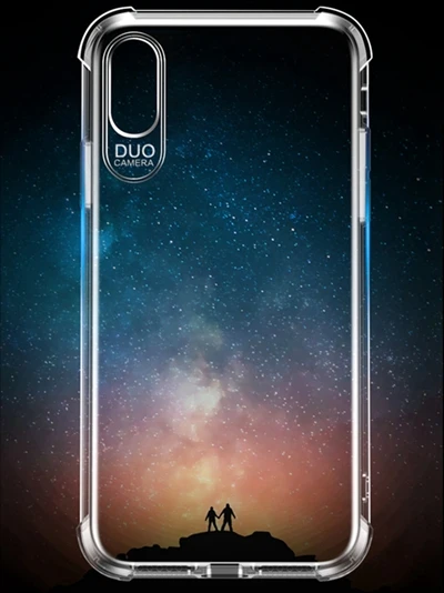 Shockproof Clear TPU Резиновый чехол с 3D милым стежком единорогом и котом для iPhone 7, 6, 6S Plus, 5S, SE, мягкий силиконовый чехол с мультипликационным принтом для iPhone X, XS, 8, 7, 6 S, чехол - Цвет: Shockproof Clear TPU