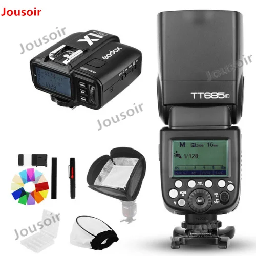 Вспышка Godox TT685F 2 4G HSS TTL GN60 + триггер для фотовспышки Fuji | Электроника