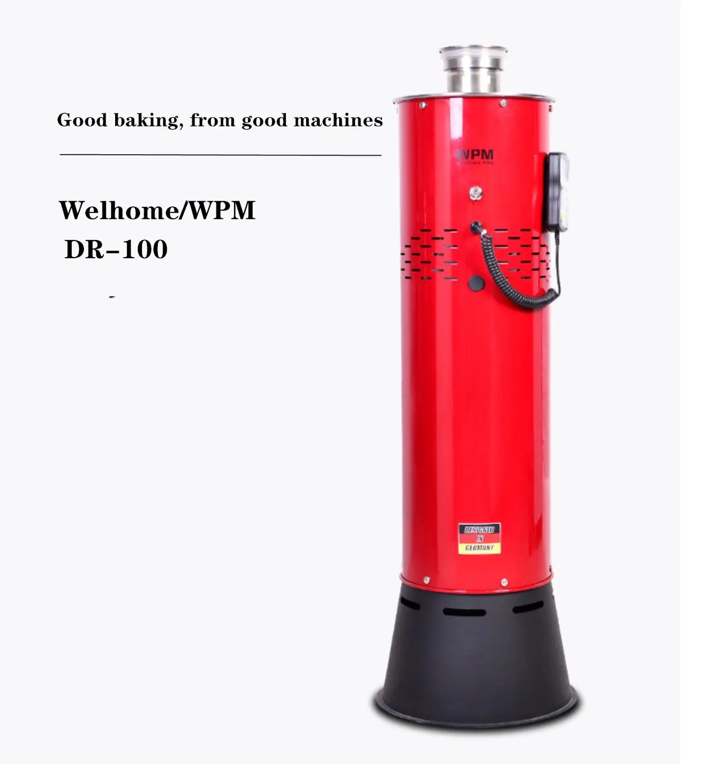 Welhome/WPM DR-100 автоматическая машина для обжаривания зерен горячего воздуха машина для выпечки Жареная Машина для фасоли потребитель и коммерческий