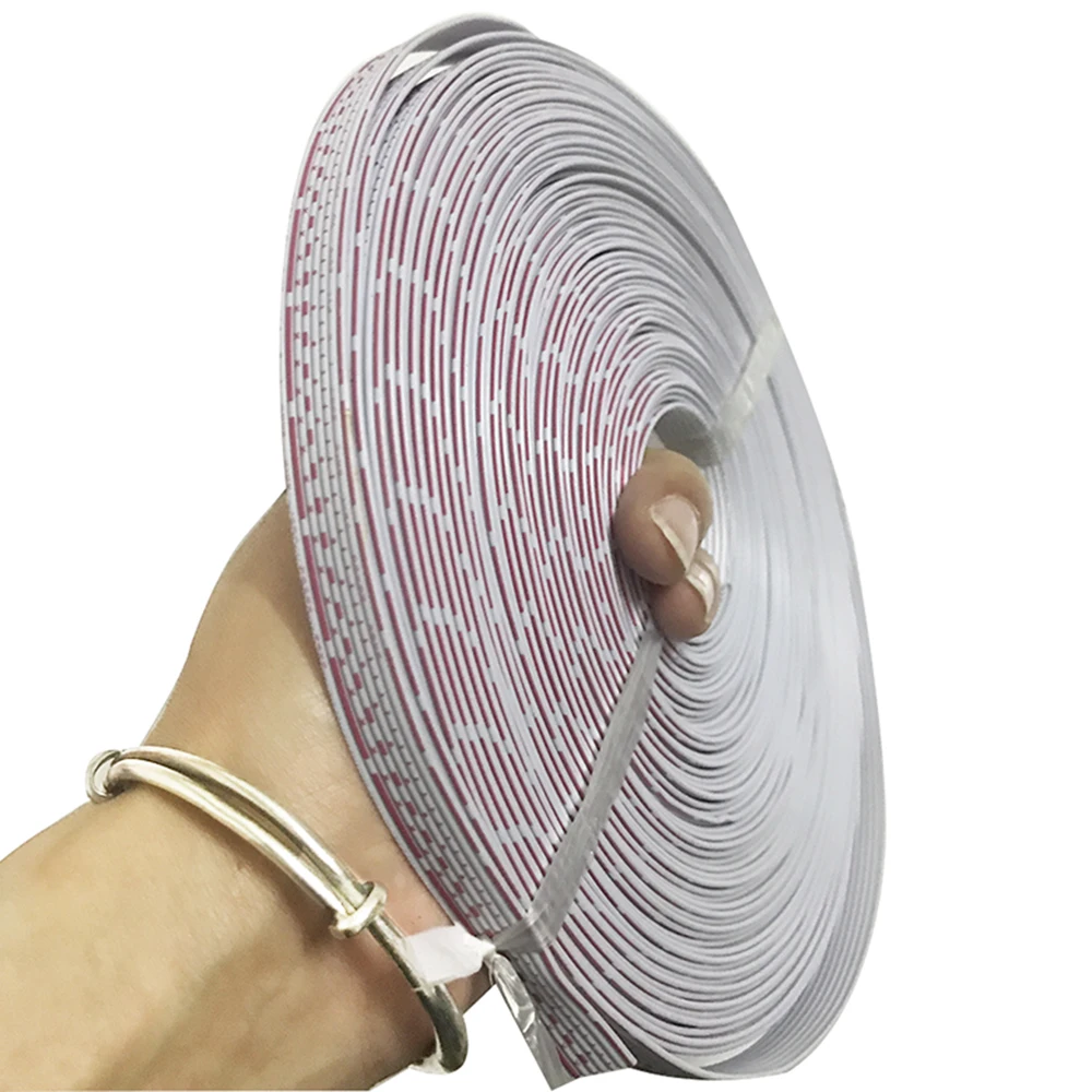 20 метров 24AWG 26AWG 8P синий белый кабель красный ленточный ПВХ луженая медная