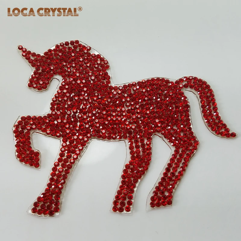 LOCACRYSTAL 9,5*7 см Апликация с кристаллами 3 цвета исправление нашивка со стразами теплопередачи одежды обуви сумка телефон diy