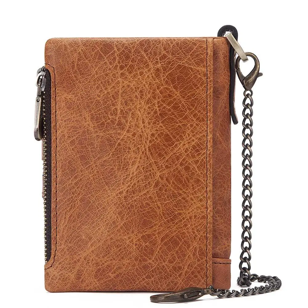 Мужской кошелек KAVIS из 100% натуральной воловьей кожи мужской портмоне мужское