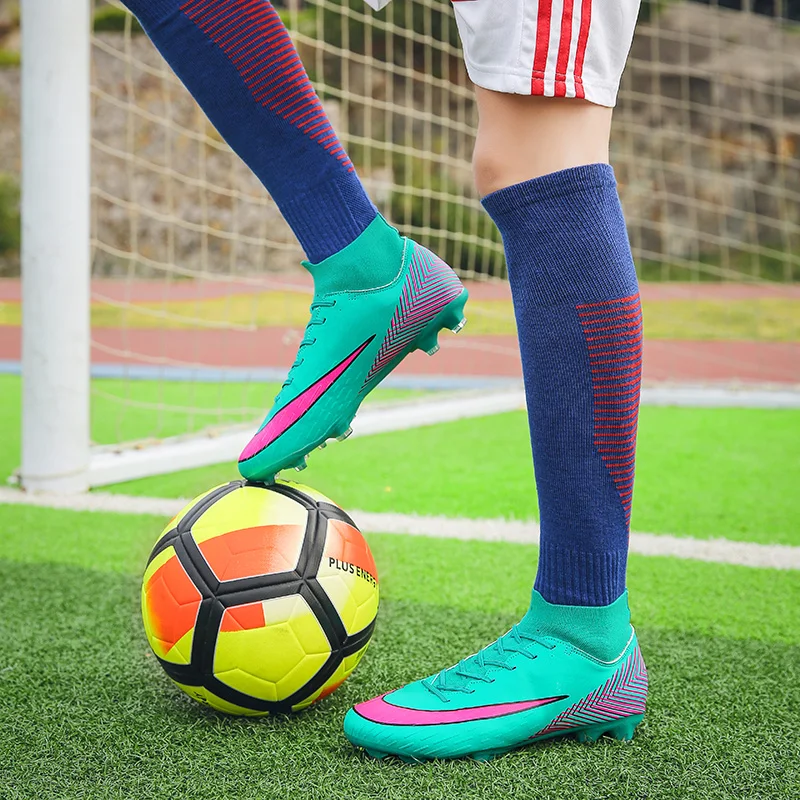 Мужские футбольные бутсы для улицы Superfly 6 Academy CR7 AG с высоким берцем кроссовки Messi