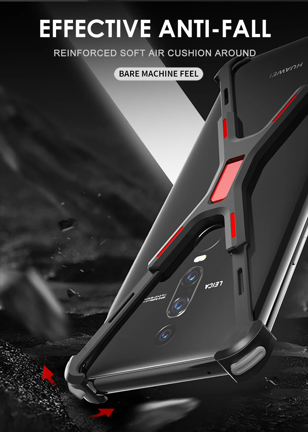 R-Just X shape механический защитный чехол для телефона для huawei mate RS задняя крышка для телефона для huawei mate RS противоударный чехол-бампер