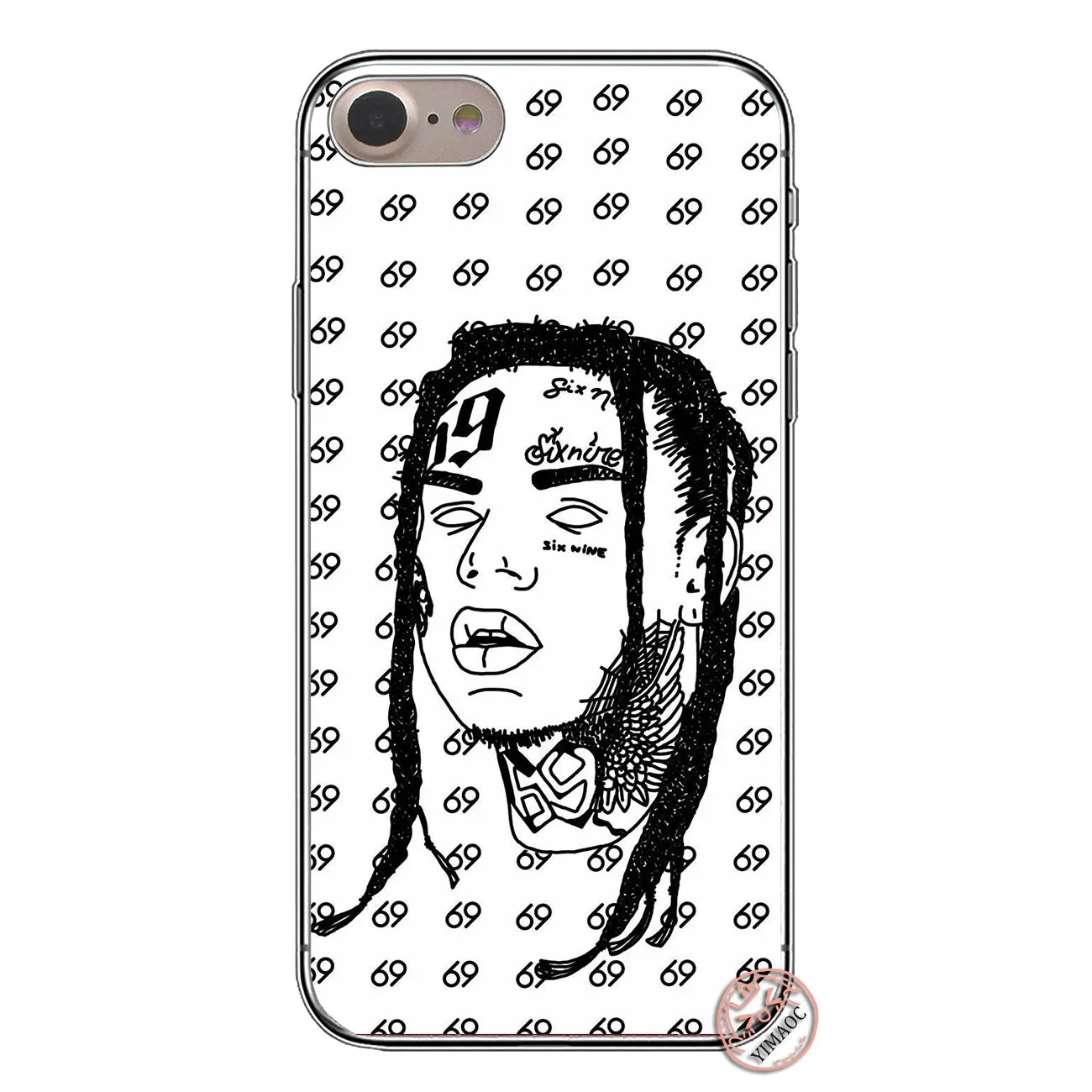 3 YIMAOC хип-хоп рэпер Tekashi 69 6ix9ine тонкий мягкий силиконовый чехол для телефона для iPhone 11 Pro X XR XS Max 6 6S 7 8 Plus 5 5S SE 10 - Цвет: 3