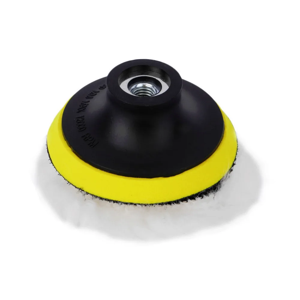 2016 Высокое Качество 1 Компл. 3 дюймов Полировка Губка Pad Комплект Для Авто