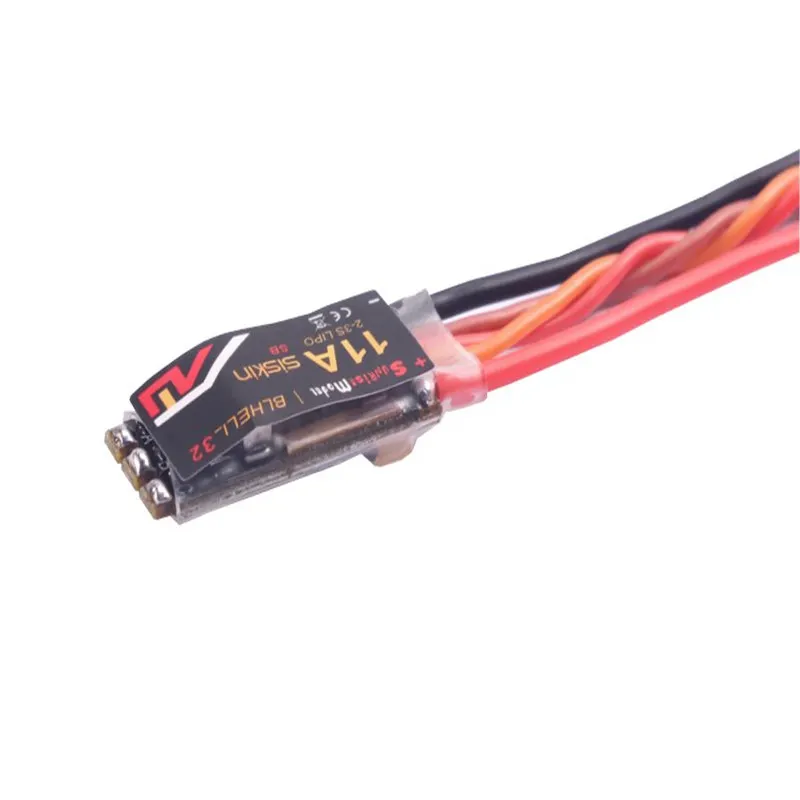Sunrise Siskin BLHeli-32 11A SB 2-3S ESC с 5В/2а SBEC для радиоуправляемых самолетов мультикоптеров
