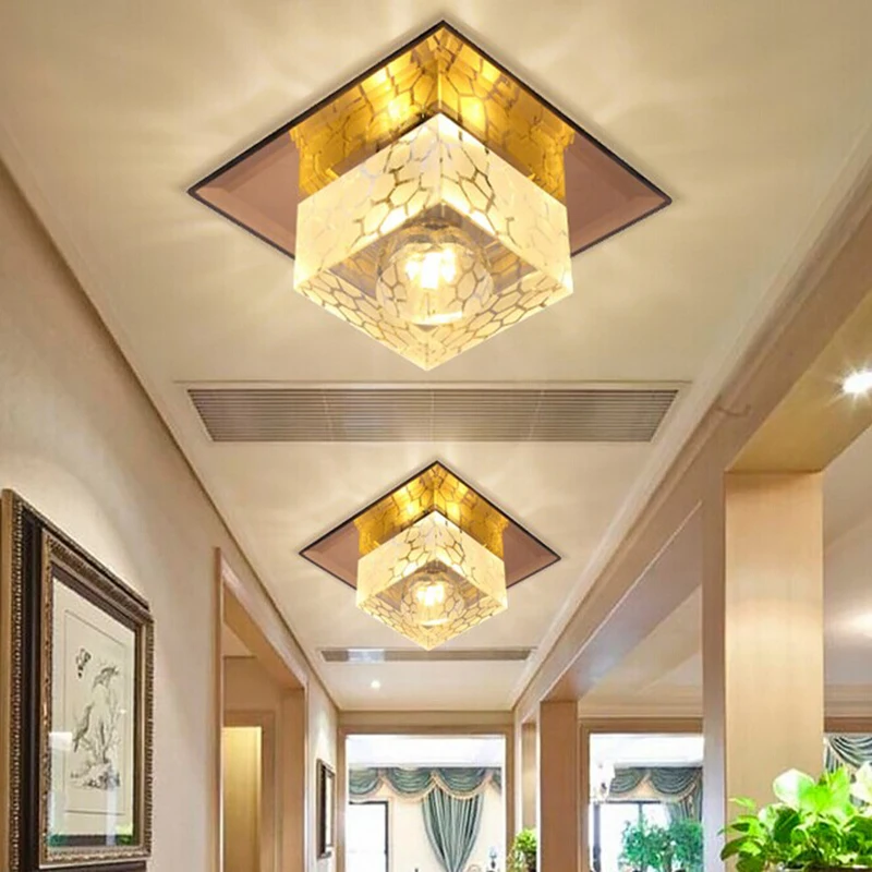 Минималистичная квадрасветодиодный светодиодная хрустальная люстра светильник