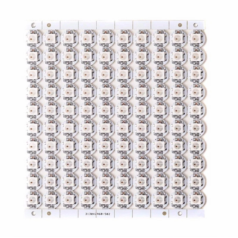 Светодиод WS2812B индивидуально адресуемый WS2811 IC rgb белый/черный 2812b светодиодный