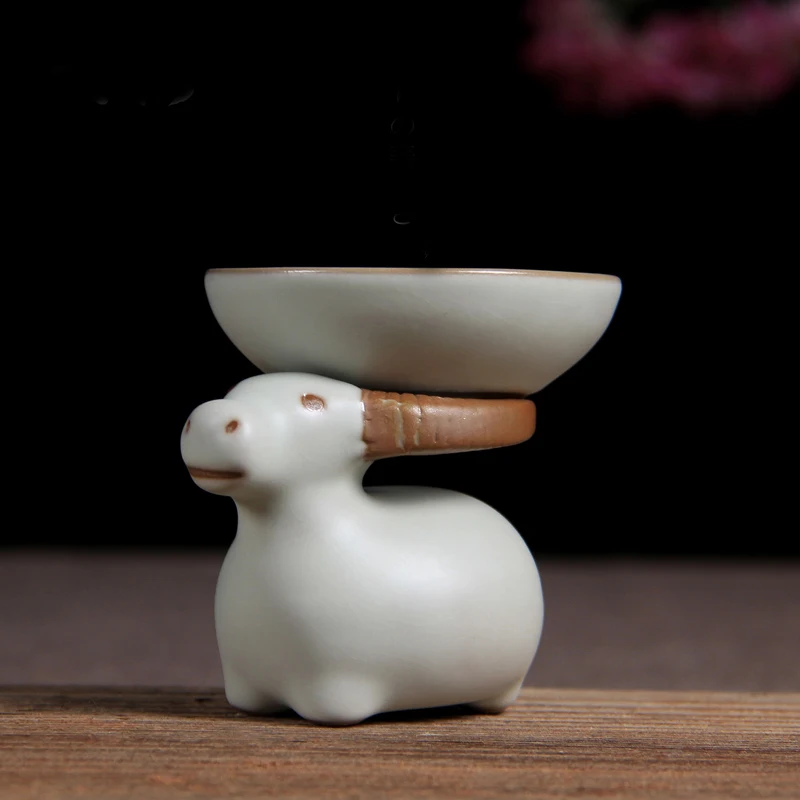 Ru Фильтры Чайные фильтр Чайный блюдце кунг фу японский интервальный фарфор