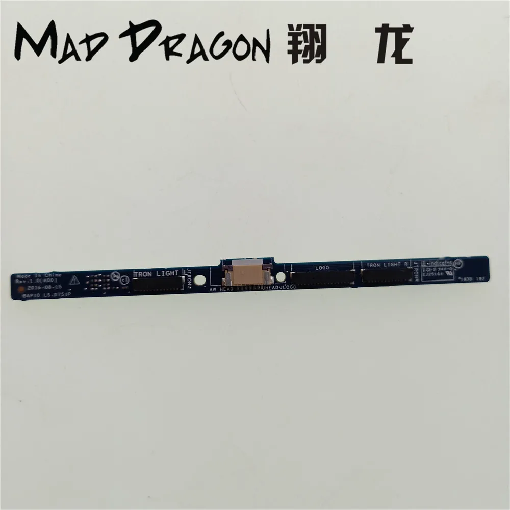 Ноутбук бренда MAD DRAGON новая светодиодная плата с логотипом печатная для Dell ALIENWARE 15