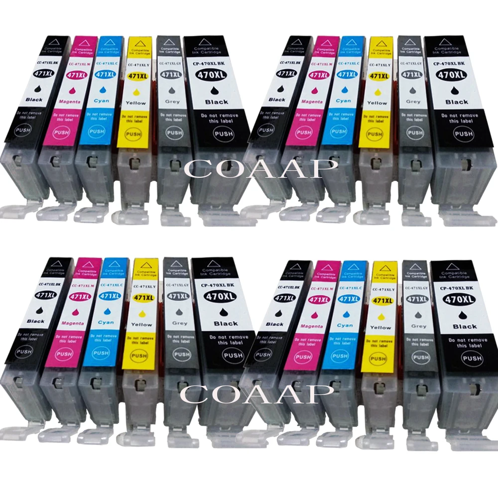 24 упаковки картриджи для CANON PIXMA MG5740 MG8640 TS5040 TS6040|ink cartridge|ink cartridge for canoncompatible ink |
