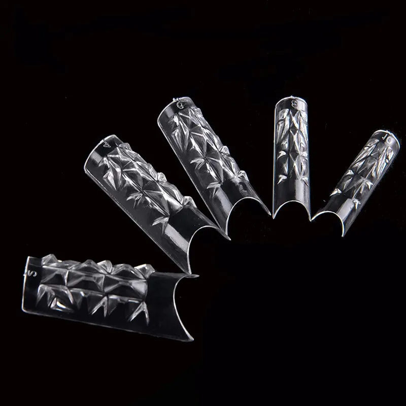 Профессиональная 500 шт новая Прозрачная глазурь подделка для ногтей модные