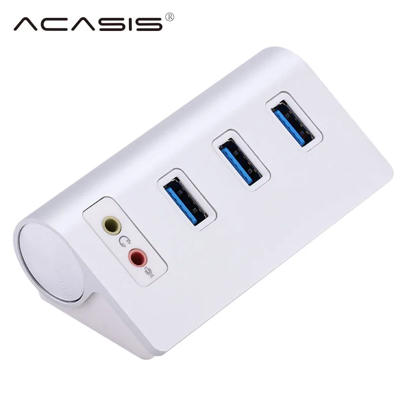 Концентратор Acasis Usb 3 0 со звуковой картой высокоскоростной концентратор адаптер