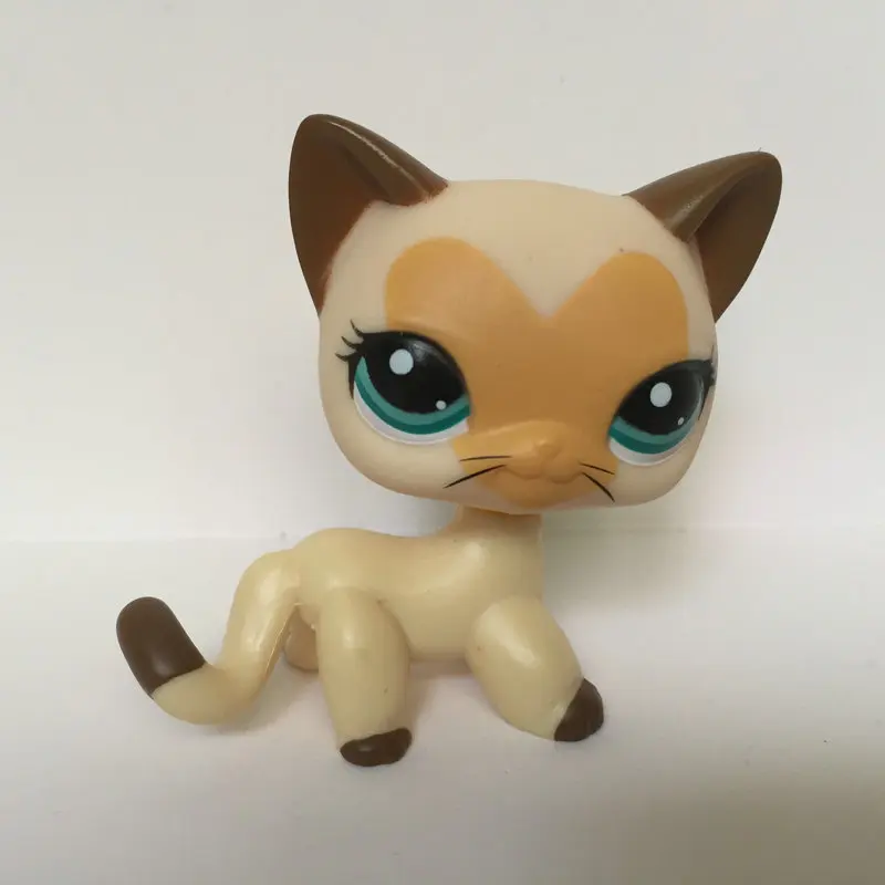 Pet Shop животное желтый коричневый короткий волос кошка кукла Фигурка для ребенка