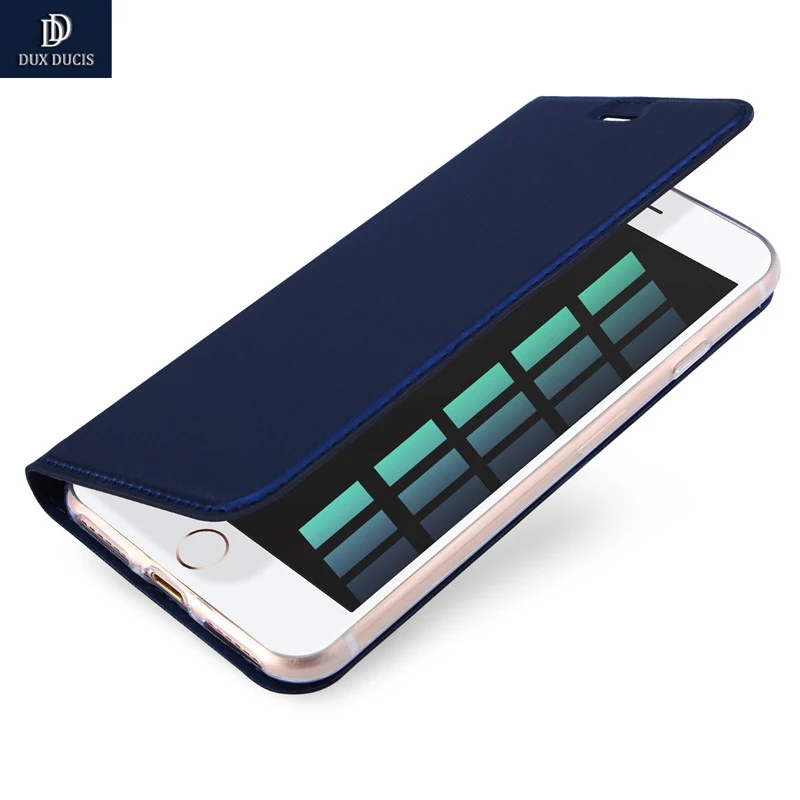 DUX DUCIS Оригинальный Роскошный флип-чехол из искусственной кожи для iphone 7 Plus