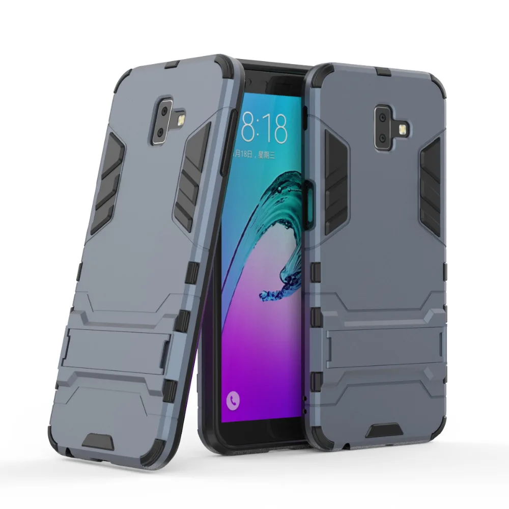 Для Samsung Galaxy J6 премьер Core Гибридный Броня телефон силиконовый чехол ТПУ + Жесткий