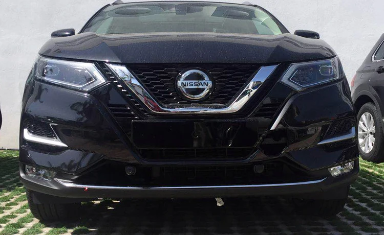 Аксессуары подходят для NISSAN QASHQAI J11-18 Хром передний бампер протектор спойлер крышка отделка молдинг гарнир защитная решетка