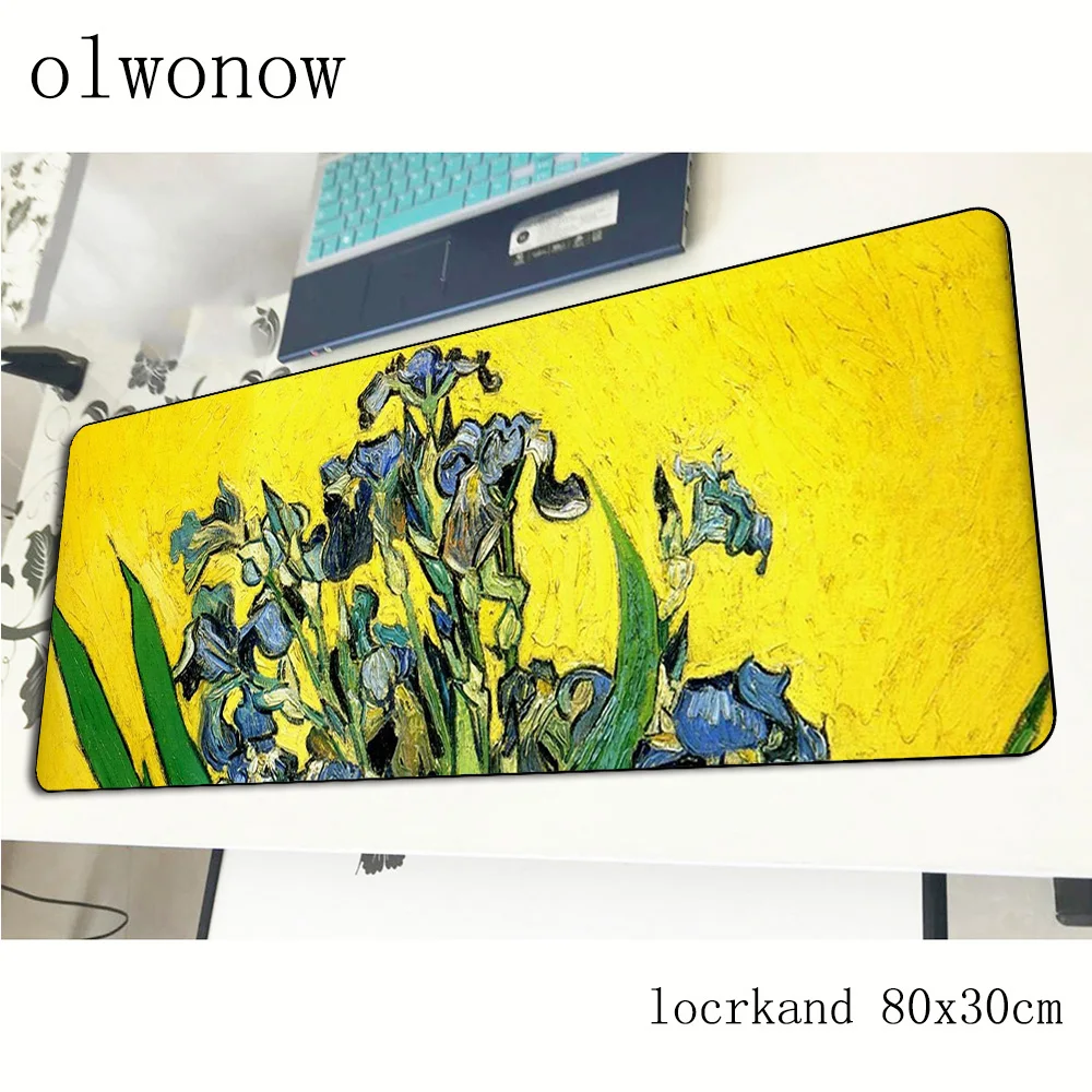 Коврик для мыши van gogh 80x30 см подарок на Хэллоуин игровой коврик большой геймера