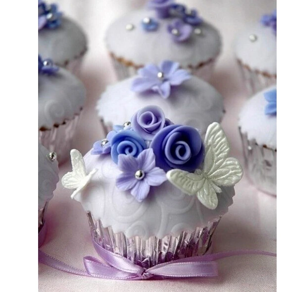 Горячая 100 шт. Однотонные Фольга выпечки торт случае вкладыши для Бумага Чашки