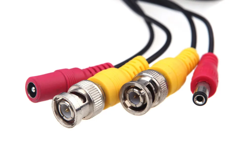 Удлинительный кабель для видеонаблюдения диаметр кабеля 4 мм 50 м мм|cable dc|cable