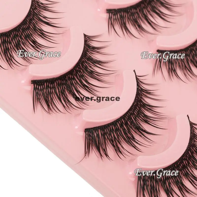 Косметика icycheer 5 пар натуральных длинных искусственных ресниц ручной работы