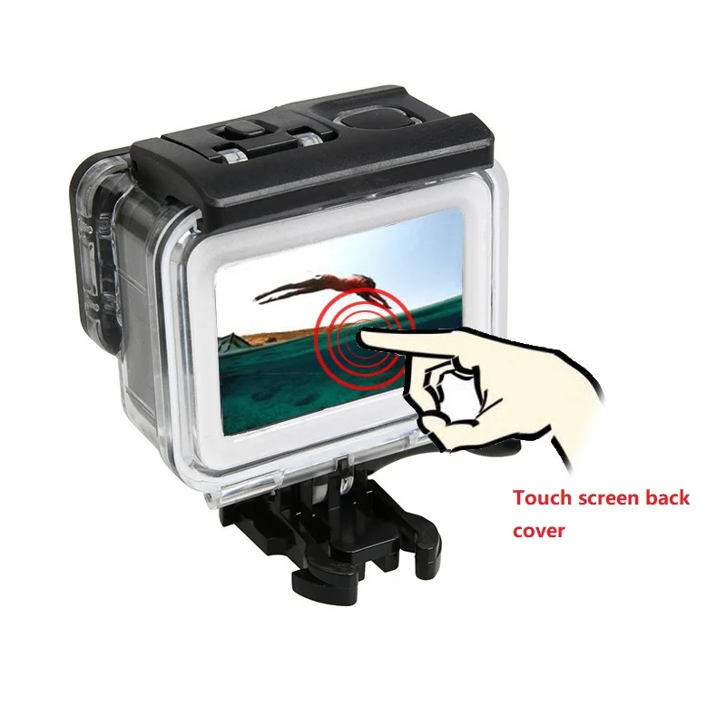 Mcoplus 40 M/131ft водонепроницаемый корпус чехол для Gopro Hero 7/6/5 Go Pro Black аксессуары