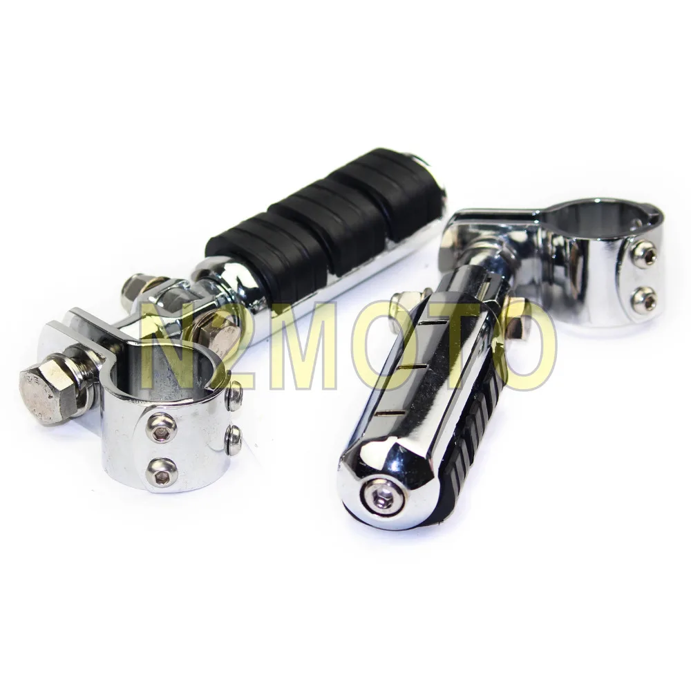 1 пара хромированных подножек для мотоцикла 1/2 &quot1 1/4&quot 1/8 &quot зажимы крепления Harley