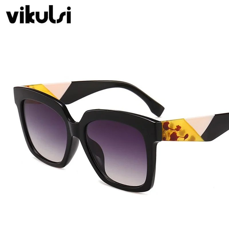 D846 C1 black white Узкие Квадратные Солнцезащитные очки, женские и мужские, высокое качество,, роскошные, брендовые, дизайнерские, солнцезащитные очки, женские, Ретро стиль, солнцезащитные очки Oculos De Sol - Цвет линз: D846 C1 black white