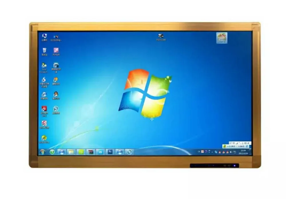 DIY настенный компьютер Процессор i3/i5 RAM 4 Гб ПК с 42 47 55 дюймов lcd hd Сенсорная панель