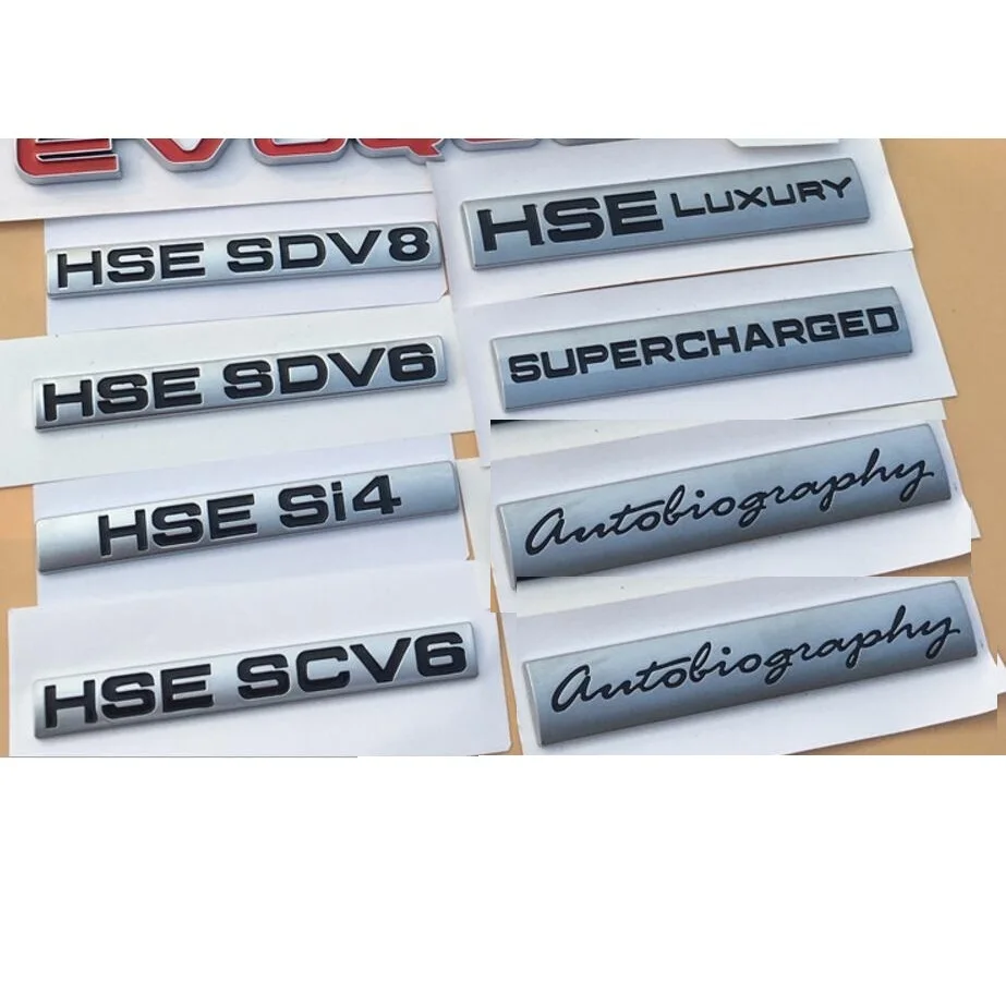 Багажник письма HSE SDV8 SDV6 Si4 SCV6 Роскошные перезаряженные автобиографические