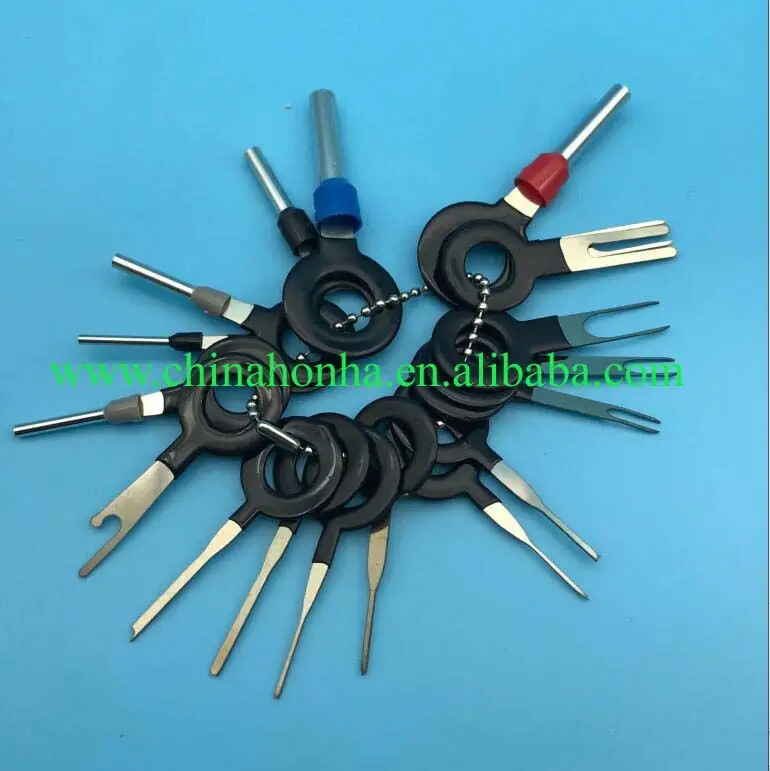 

2/5/10 pcs Car Terminal Removal Tool Kit Electrical Wiring Crimp Connector Extractor Puller Release Pin Kit 18pcs