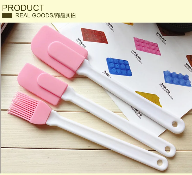 3 шт. в наборе высококачественный силиконовый шпатель скребковая щетка Espatula с