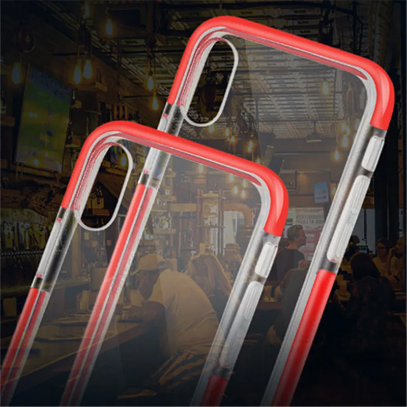 Двухслойный противоударный Прозрачный чехол для xiaomi 9 Redmi 5 PIus 6 6A 6D Gasbag всего тела