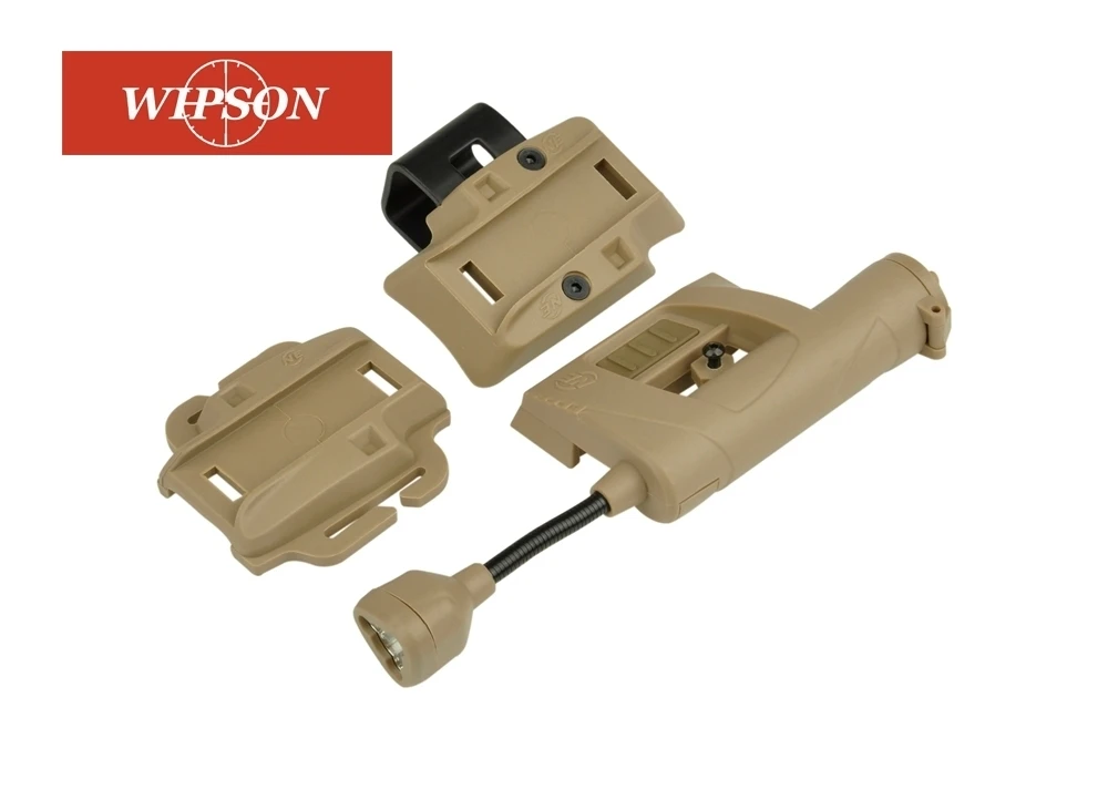 WIPSON Night Evolution MPLS Шлем свет инструмент освещения на открытом воздухе Охота военный