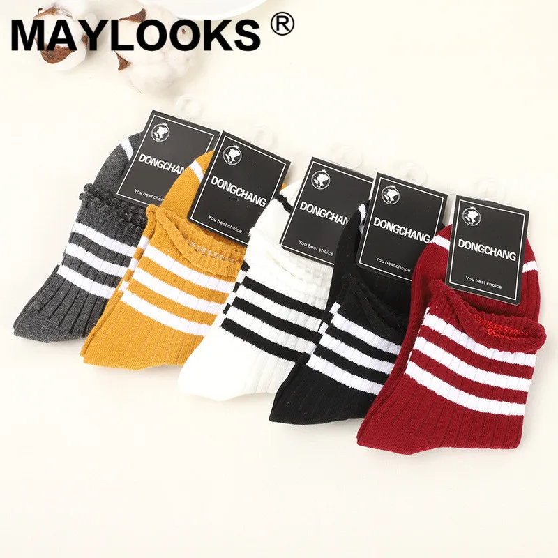Maylooks/новые женские носки на осень и зиму С Катаной стороной хлопковые из дикого