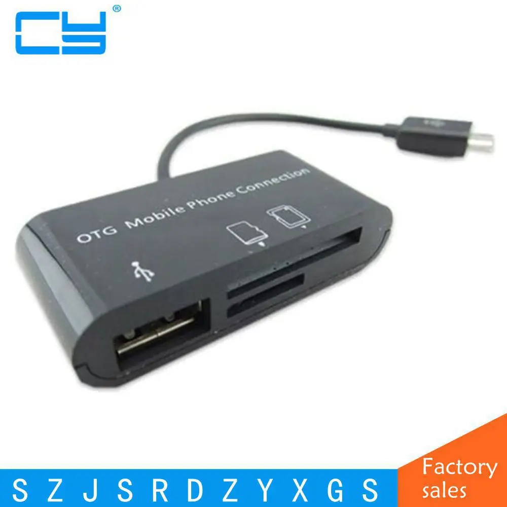 3 в 1 OTG кардридер Micro USB SD/MMC/SDHC TF SD адаптер Коннектор памяти|sd card reader|sd reader otgsd micro sd |
