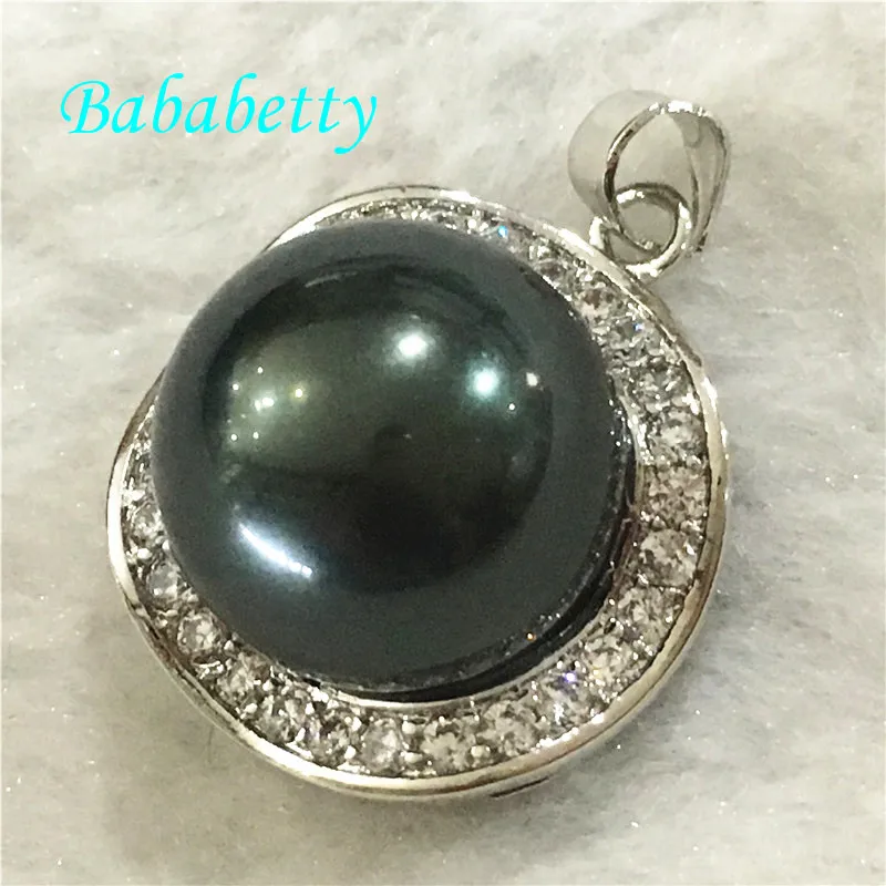 Новинка искусственный жемчуг Sea Shell серебристый цвет 14 мм инкрустация