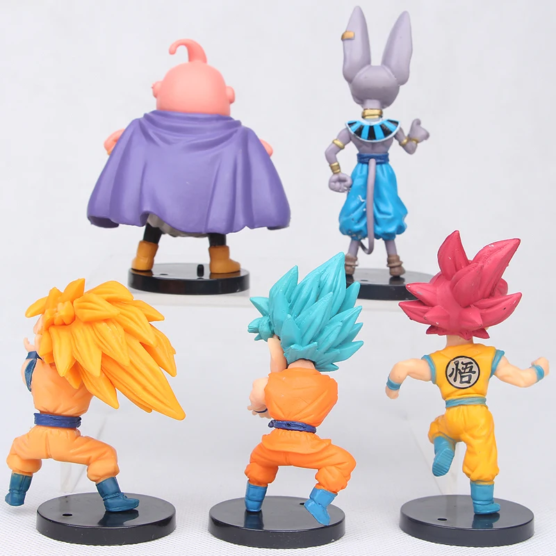 Новинка хит 10 шт./компл. 5-10 см Жемчуг дракона Супер Saiyan god Buu Son Goku Vegeta фигурка