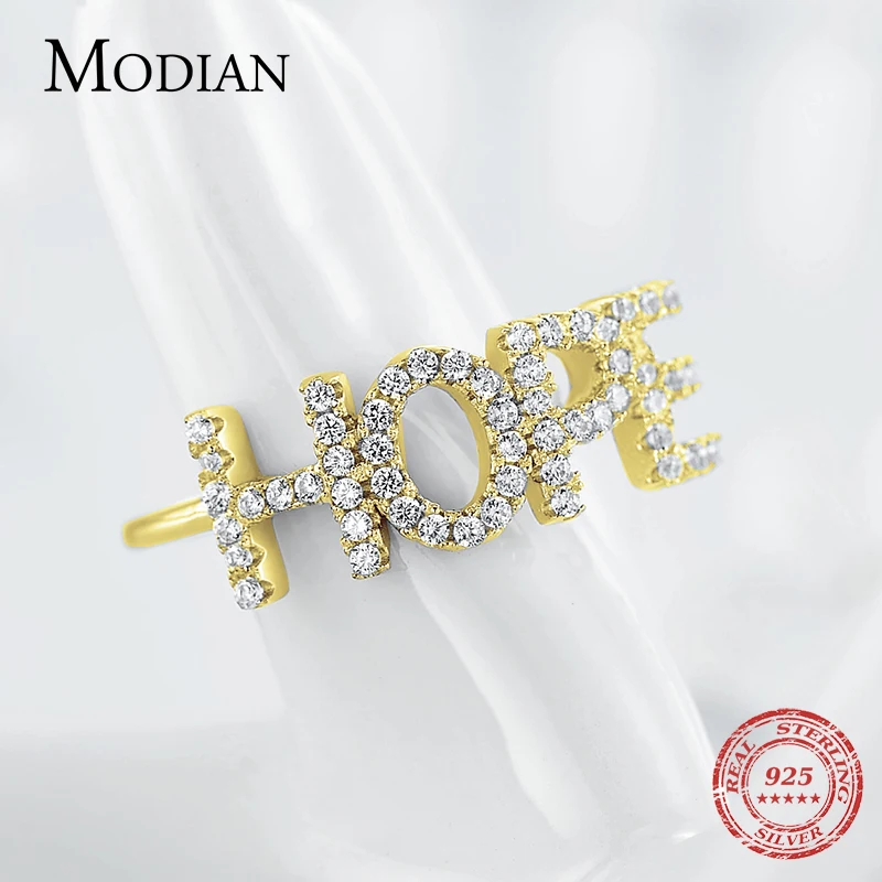 Modian горячая Распродажа Настоящее 925 пробы Серебряное очаровательное кольцо на палец с надписью элегантное модное кольцо для женщин Серебряное ювелирное изделие