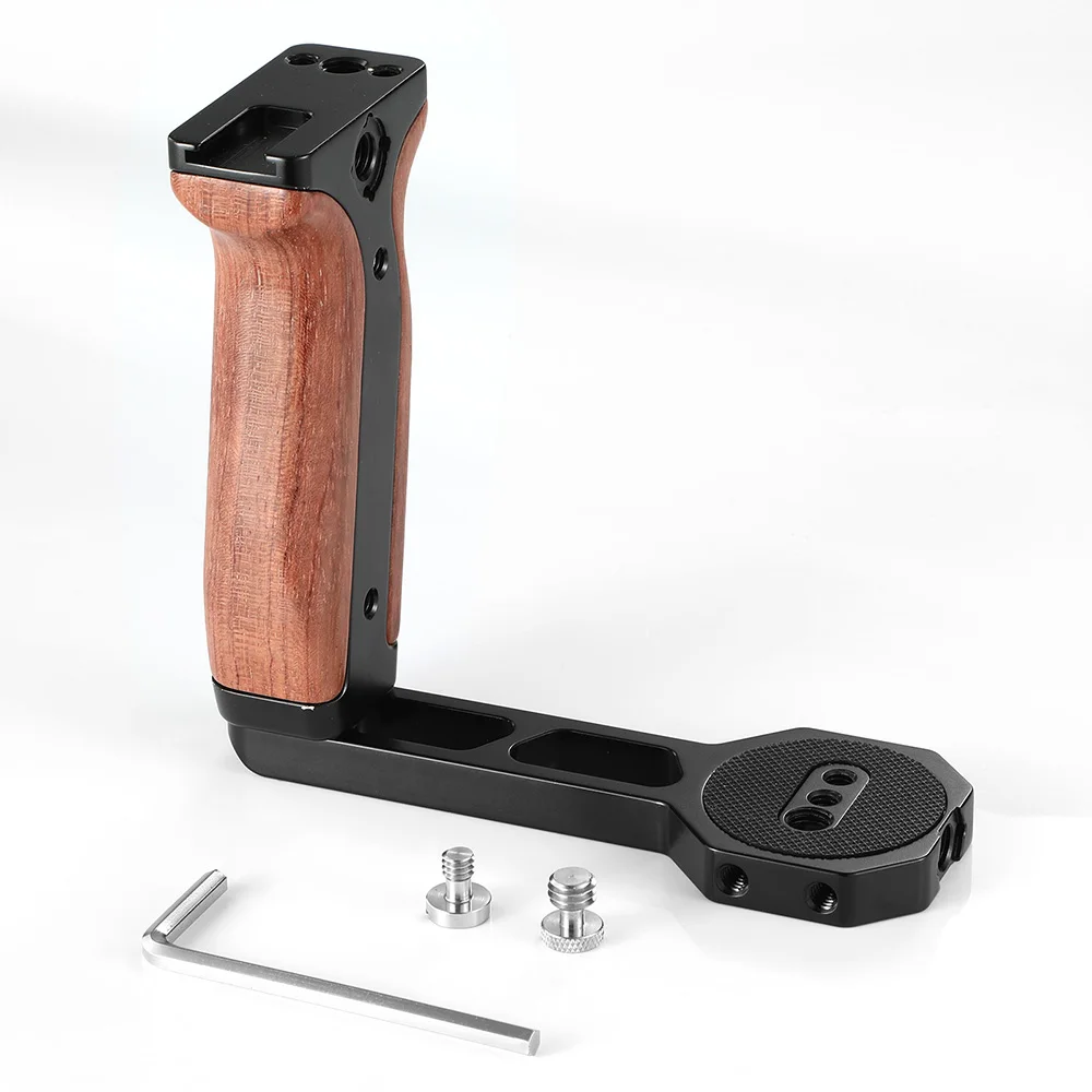 SmallRig универсальная БЫСТРОРАЗЪЕМНАЯ деревянная боковая ручка для Ronin S/Zhiyun Crane серии Ручной Стабилизатор-2222