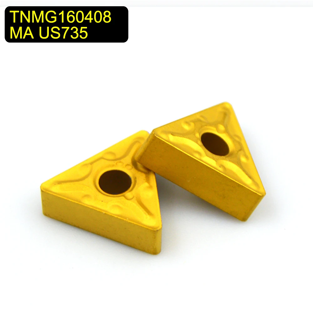 Фото 20 шт. dfute TNMG160408 mA US735 cvd/pvd покрытие внутренний поворота Инструменты Вольфрам 20 шт. dfute TNMG160408 mA US735 cvd/pvd покрытие внутренний поворота Инструменты Вольфрам