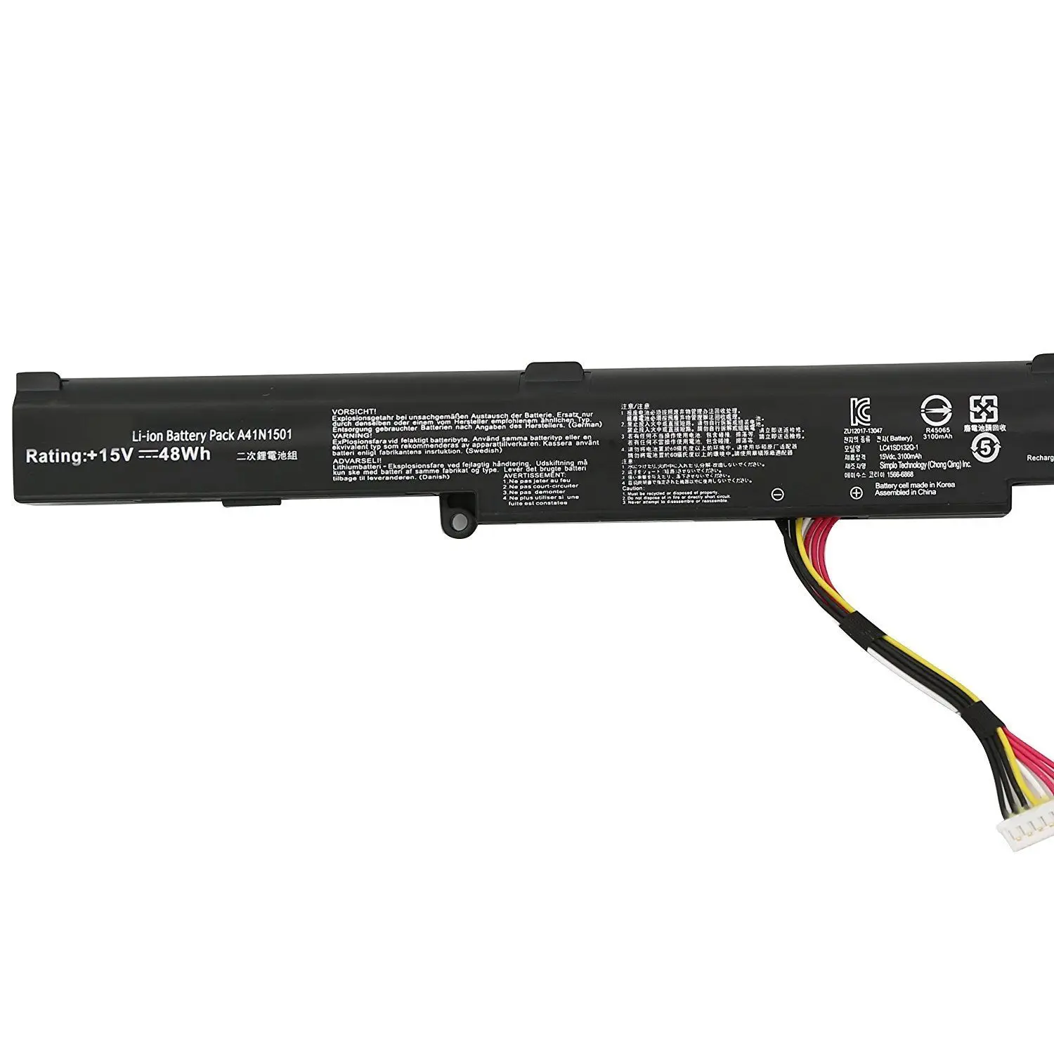 Новый аккумулятор 48 Вт для ASUS ROG GL752VW-T4322D GL752VW-T4065D N552VX-FW131T N552VX-FW320T | Компьютеры и