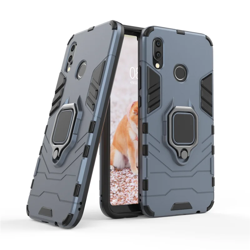 For Coque Case On Huawei P20 Lite Cases Pro P20lite Cover Back Hard Plastic Silicone Hybrid Armor Ring Shockproof | Мобильные