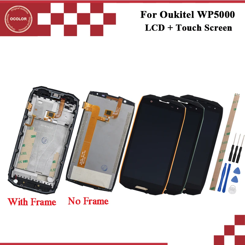 Ocolor для Oukitel WP5000 ЖК дисплей и сенсорный экран + рамка 5 7 дюймов Аксессуары