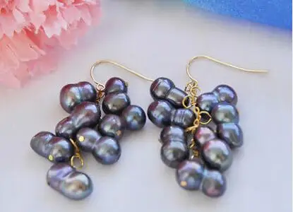 

Fashion new FREE SHIPPING>>>3Strands 18'' 9MM Pink Rice Freshwater Pearl Necklace