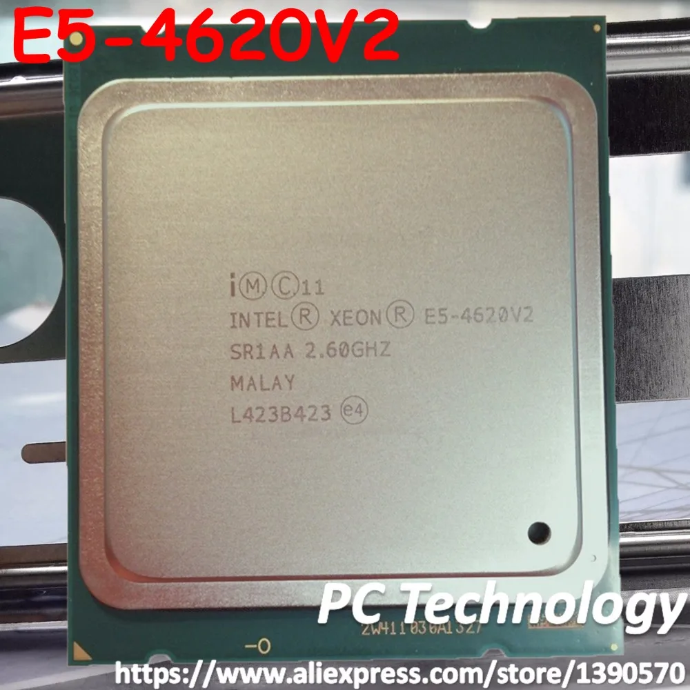 E5-4620V2 оригинальный Intel Xeon E5 4620V2 2,6 ГГц 8-ядерный 20 МБ SmartCache E5-4620 V2 FCLGA2011 95 Вт E5 4620 V2 такой же, как 2650V2