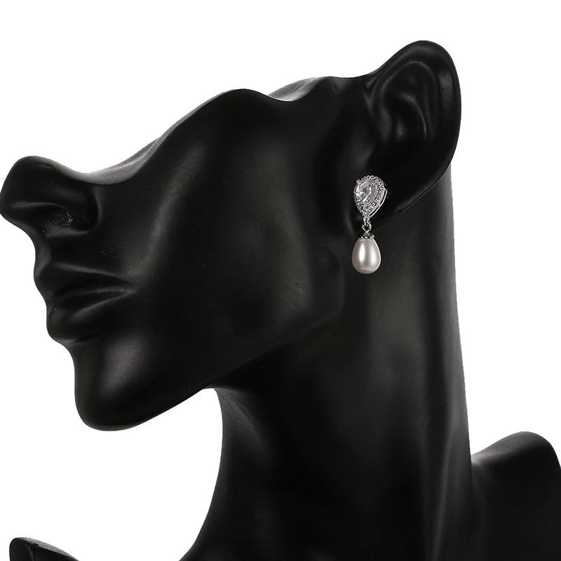 Ювелирные изделия HIBRIDE серьги из натурального жемчуга низкая цена оптовая