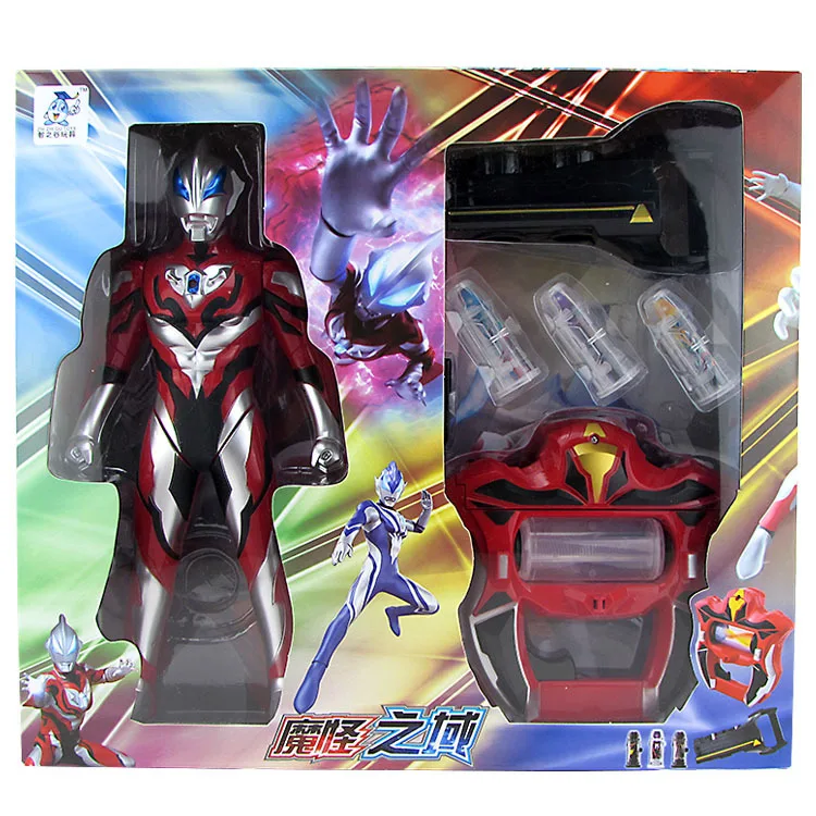 

2020 Sell Like Hot Cakes 33.5CM Ultraman Geed Action Figure Geed Riser Fusion Rise Acousto-optic Children's Toys Holiday Gifts