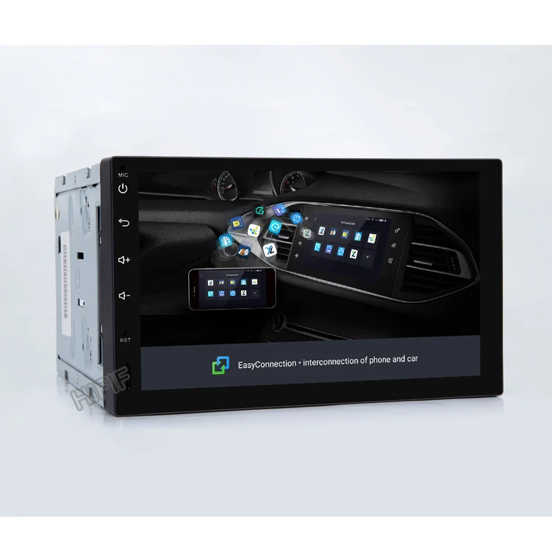 DSP IPS 7 'ɺndroid 10 автомобильный Радио Стерео GPS навигация Bluetooth USB SD 2 Din сенсорный